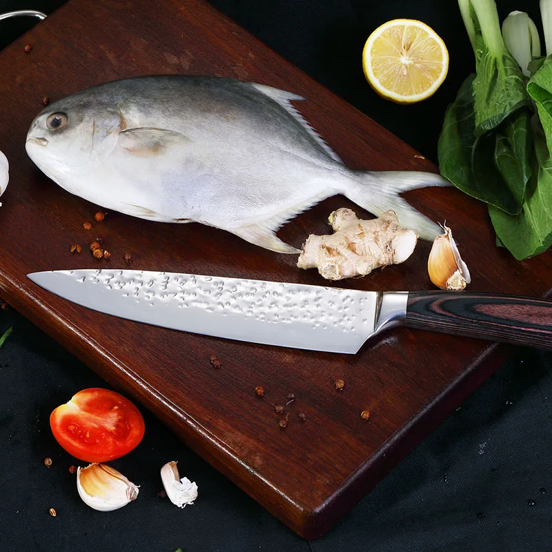 Кухонные ножи 8 &quotдюймовый нож шеф-повара из нержавеющей стали высокого качества