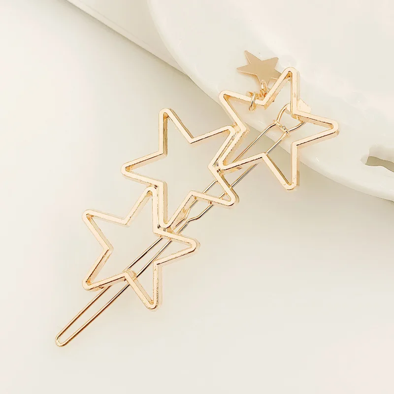 1 женская заколка для волос с золотой звездой палочка Шпилька аксессуары укладки