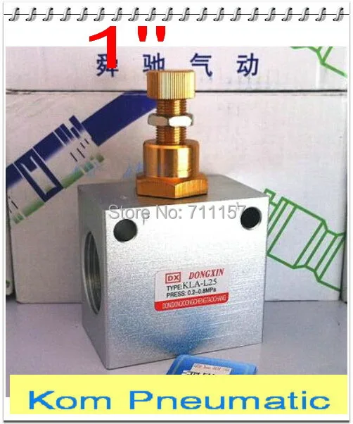 1 Inch Pneumatic Air Flow Control Valve Shuttle G 1&quot Speed One-way Throttling KLA - 25 | Обустройство дома