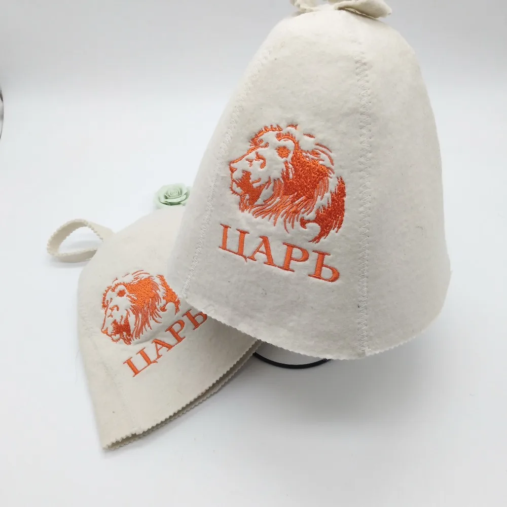 Милая 100% шерсть мини Войлочная Шапка для бани (Два шт/партия)|sauna hat|hat hathat h |