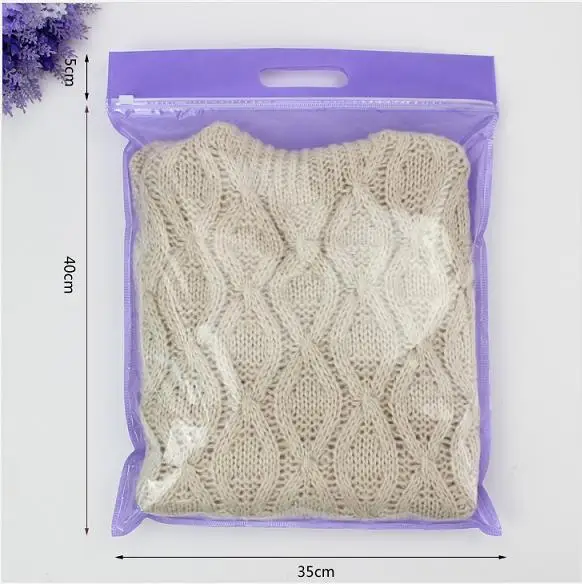 50 шт./лот все размеры 20/25/30/35/40 см+ ручной loop-6colors нетканые мешки ziplock подарок дорожная сумка прозрачная сумочка одежда мешки для упаковки