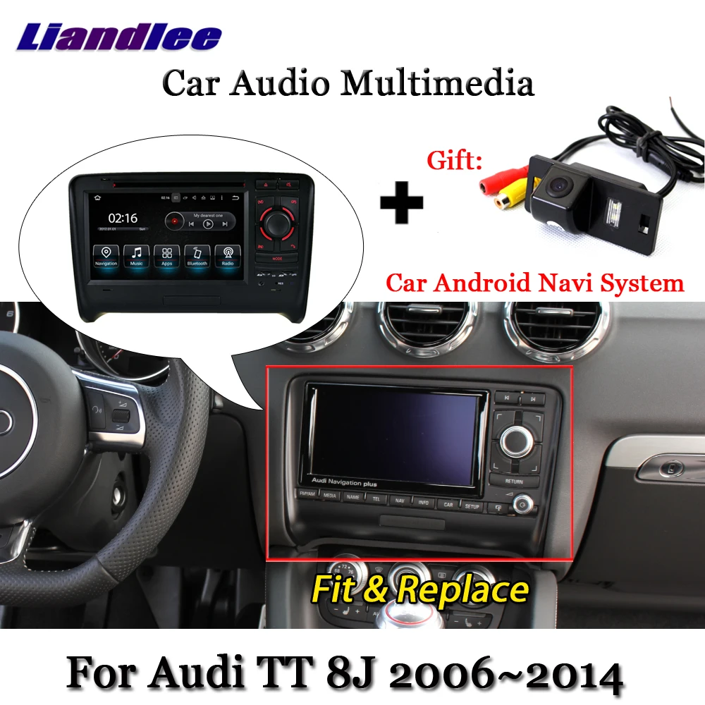 Автомобильная стереосистема радио Android Системы для Audi TT 8J 2006-2010 2011 2012 2013 CD-плеер dvd-плеер gps навигации HD Экран мультимедиа