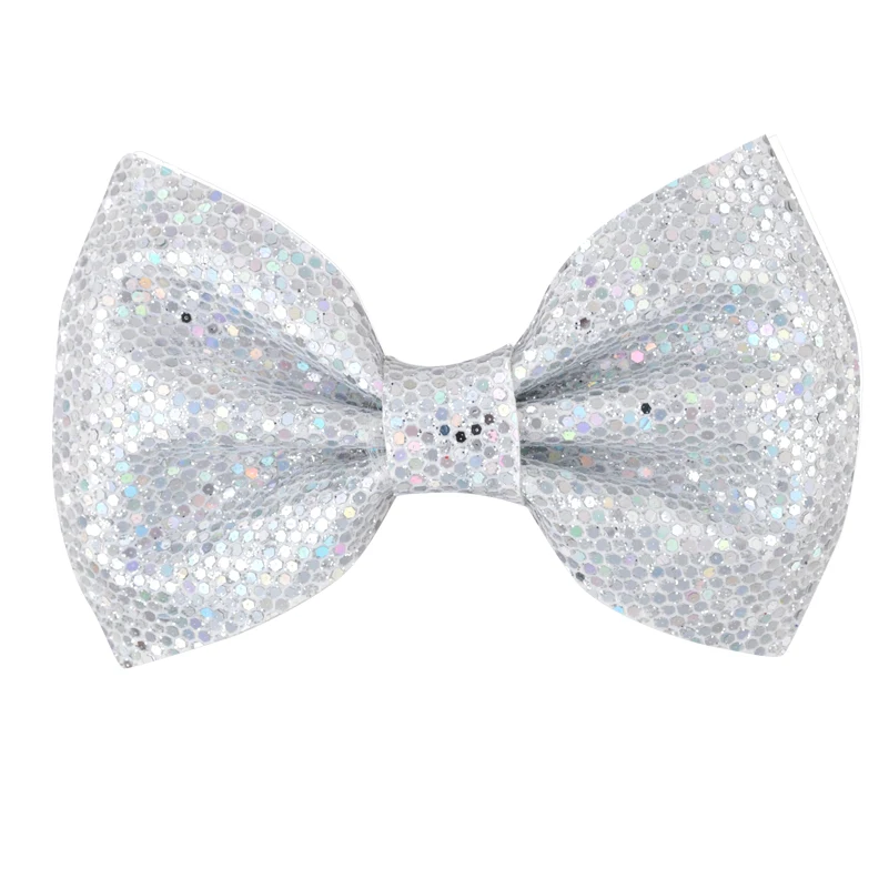 Заколки для волос девочек 3 &quot бутик с блестящим кожаным бантом лучший подарок