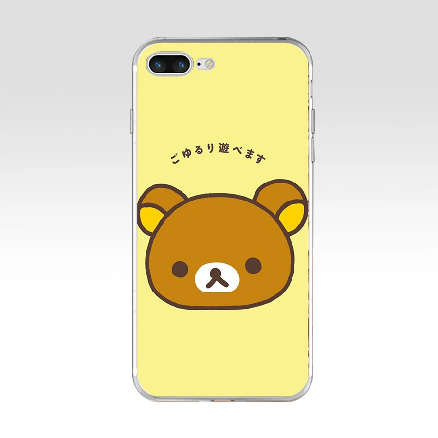 5 85AQ Забавный милый мультфильм Rilakkuma Мягкий ТПУ силиконовый чехол для Apple iPhone 6 6s 7 8 plus чехол - Цвет: 5