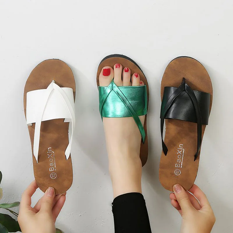 2019 г. женские новые летние шлепанцы шикарные туфли на плоской подошве с резиновые