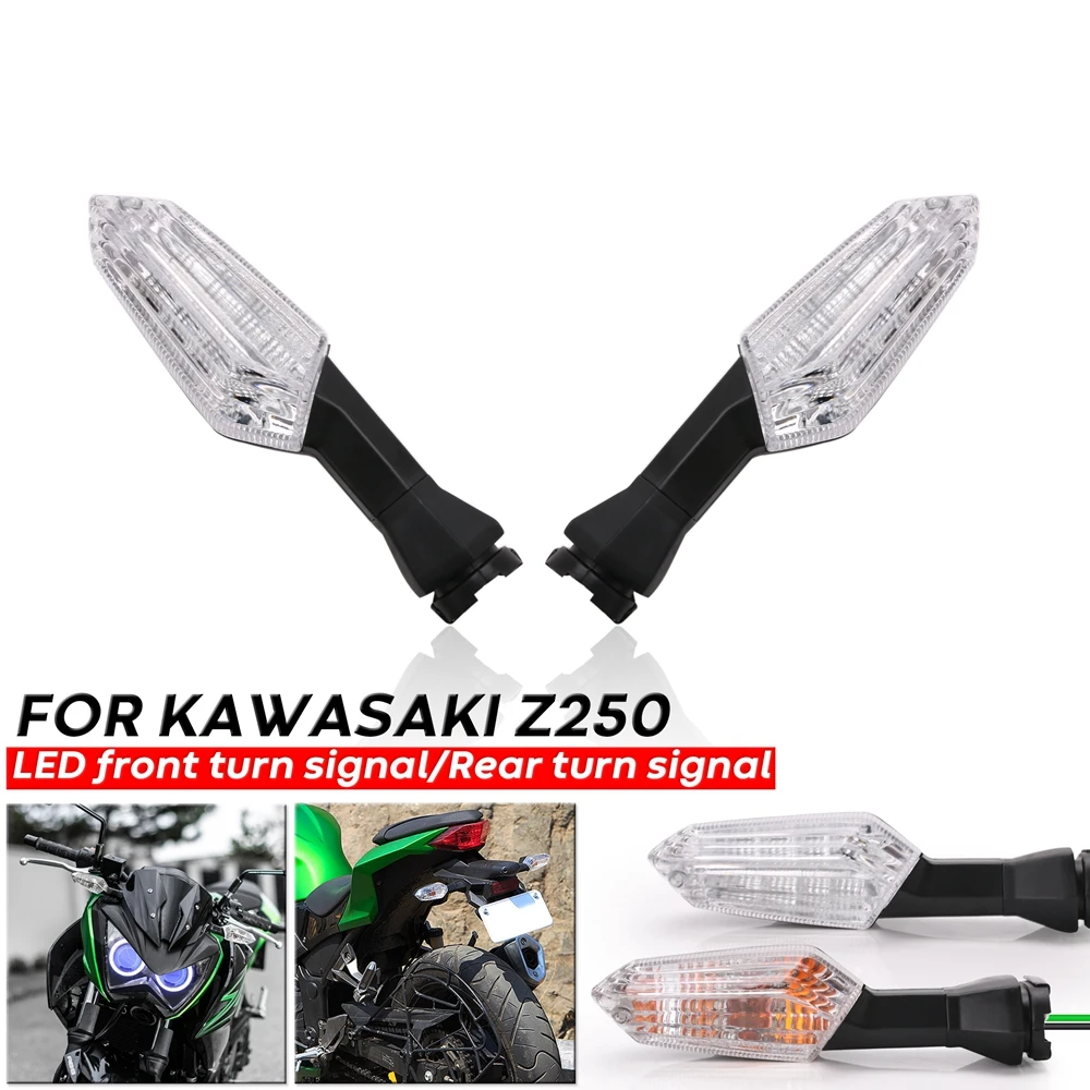 

Motorcycle Universal Turn Signal Light Led Indicator Lamp For Kawasaki Z250 Z750 Z750R Z800 Z900 Z1000 NINJA 250 300 650 ER6N