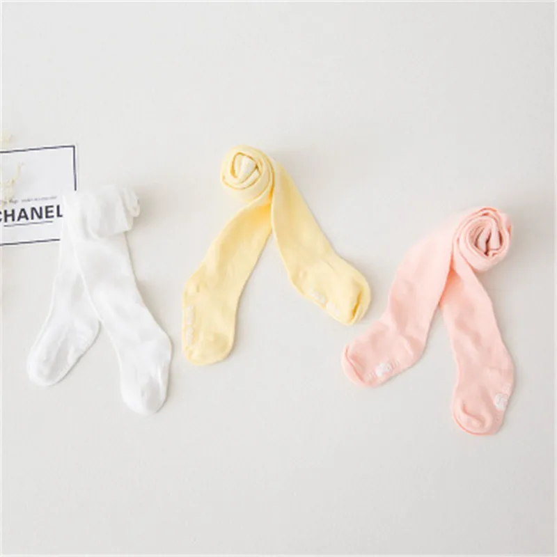 Детские колготки Хлопковые для девочек Bebe Колготки новорожденных с цветочным