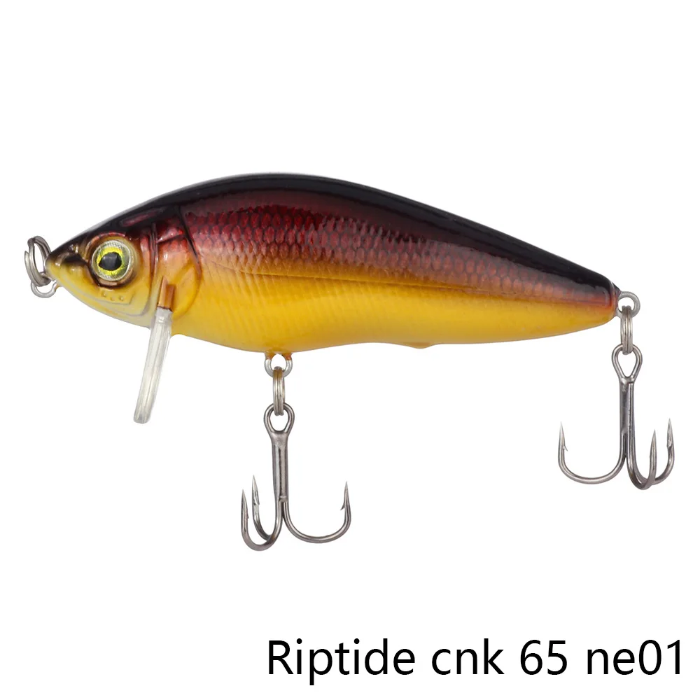 Riptide cnk 65 ne01 MAKEBASS 0,3 дюйма/унций кренкбейт приманка для рыбалки Плавающие жесткие наживки плавающие наживки лодка океан Topwater приманки рыболовные снасти - Цвет: Riptide cnk 65 ne01