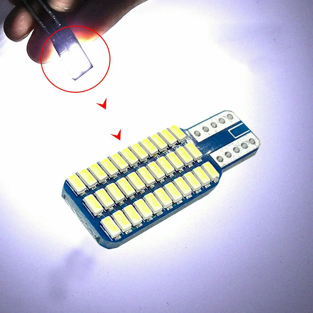 CO светильник T10 192 194 168 W5W светодиодный лампы 33 SMD 3014 Автомобильный задний светильник s купольная лампа белый DC 12V Canbus безотказные автомобильные аксессуары
