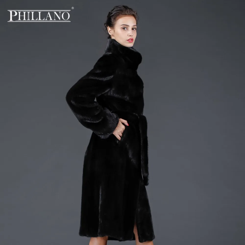 Продажа PHILLANO 2016 Зима Шубы Из Натурального Меха Норки Скандинавия Дания Зимнее