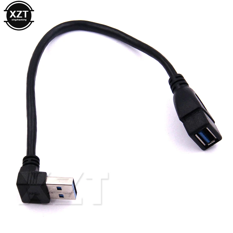 Универсальный Высококачественный USB 3 0 штекер A Female Up Angle 90 градусов Удлинительный