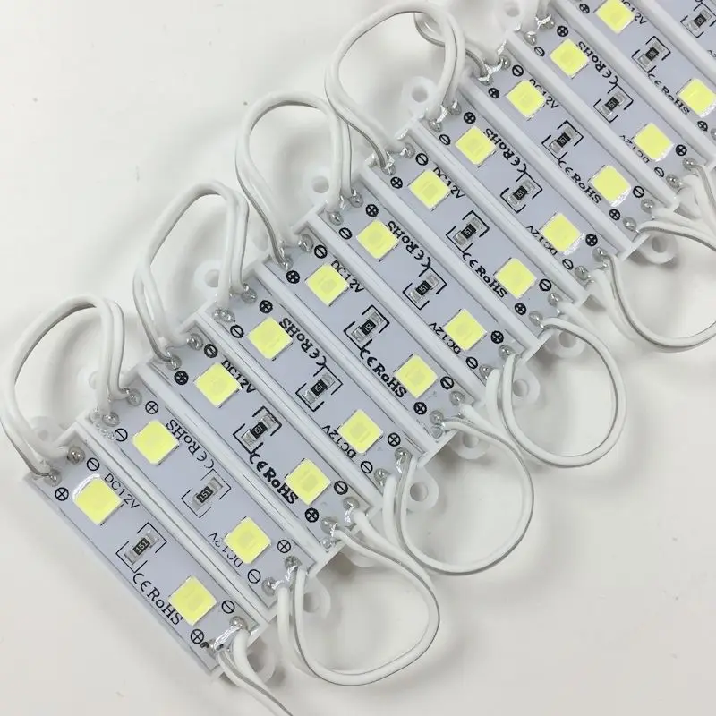 500 шт./лот SMD 5054 светодиодный осветительный модуль светодиодный задний фонарь для знака Водонепроницаемый 2 светодиодный DC 12 V