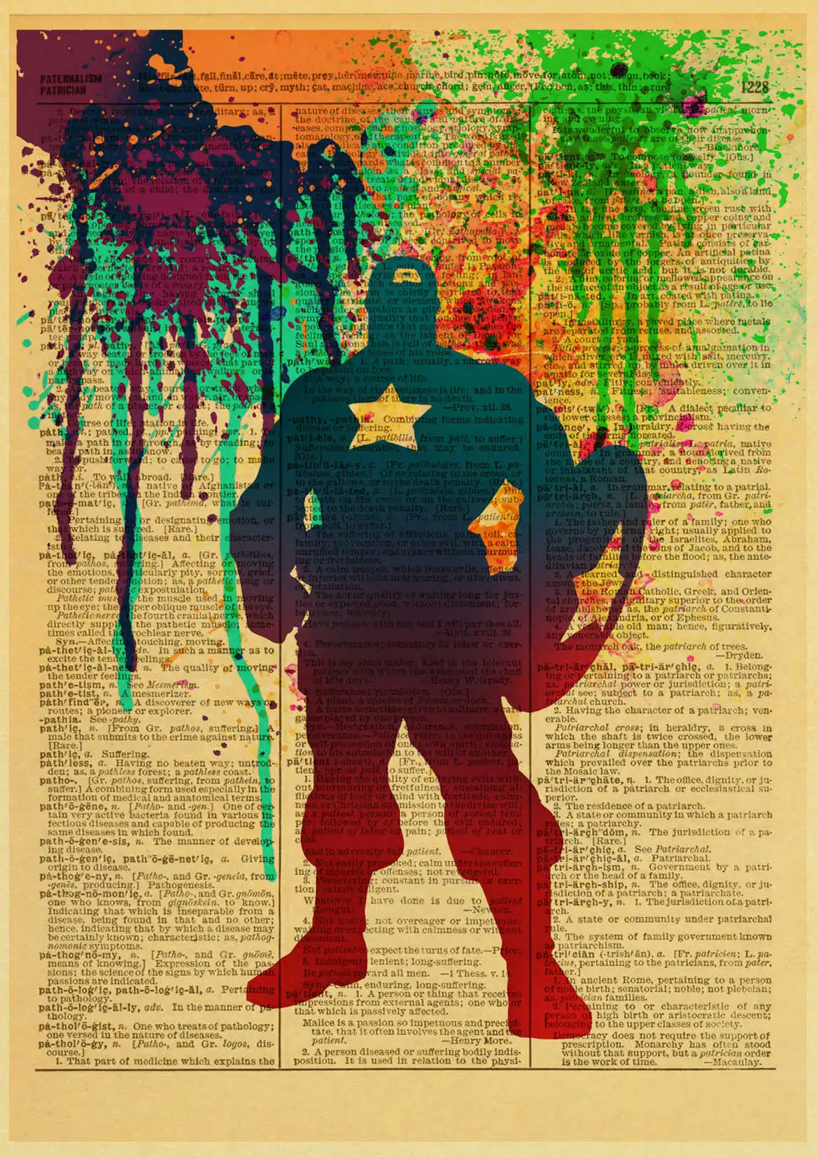 E145 Винтаж Marvel Dc Супер Герои плакат Железный человек Бэтмен художественные принты и плакаты для дома комнаты бар живопись наклейки на стену - Цвет: E145