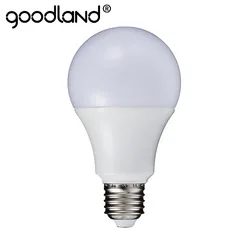 Goodland E27 Светодиодный светильник Smart IC SMD5736 E14 Светодиодный светильник переменного тока 85 В-265 в 3,5 Вт 5 Вт 7 Вт 9 Вт 12 Вт 15 Вт кукурузный светильник без мерцания люстра светильник
