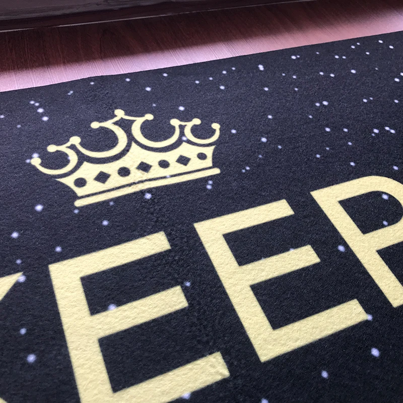 Заказной коврик для входной двери с надписью Keep Calm and Come In Crown Забавный дверной