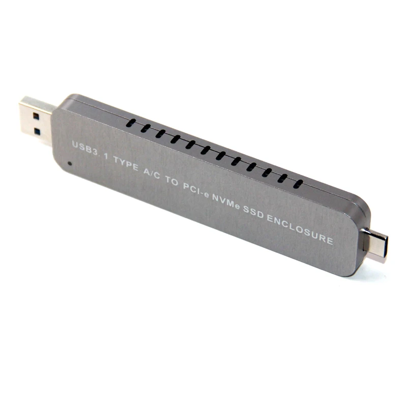 Чехол для жесткого диска NVME SSD чехол USB C и TYPE-A PCI-E M.2 Disk HDD адаптер 2242/2260/2280 |