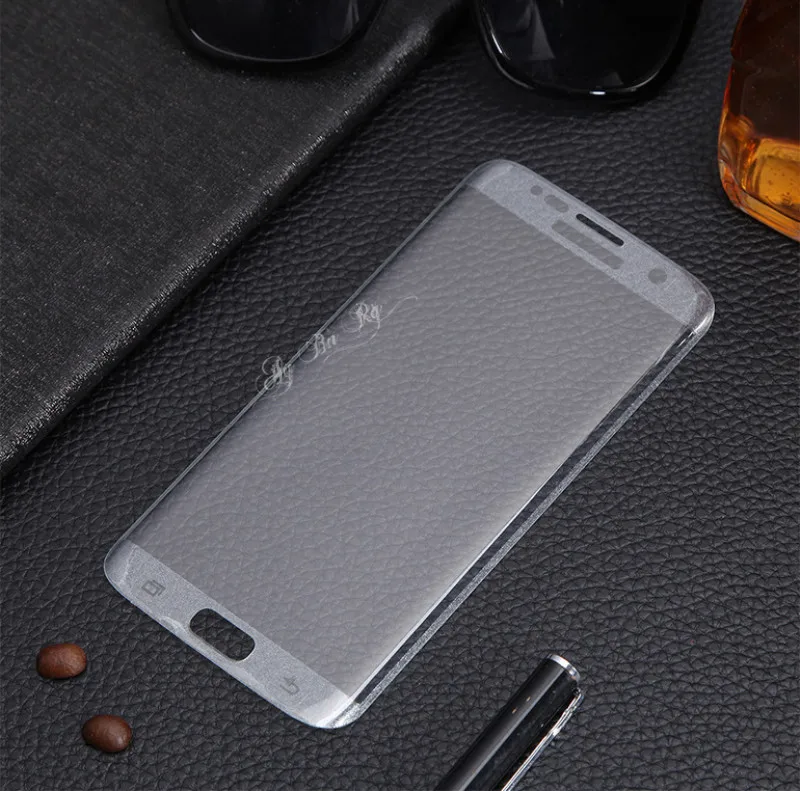 Чехол для samsung Galaxy S7 Edge 9H из закаленного 3D стекла, защита для экрана, прозрачный, розовое золото