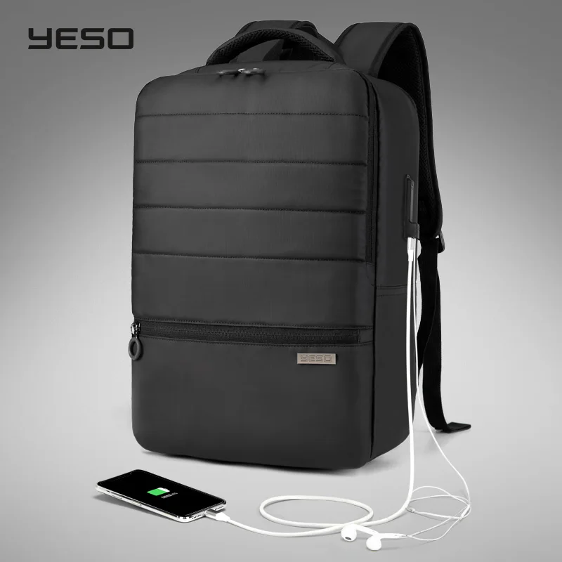 

Рюкзак YESO мужской, вместительный, водонепроницаемый, с USB-зарядкой