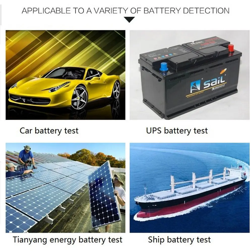 

Car Battery Tester Analyzer LCD Display 6V/12V UPS Solar Energy Marine Battery Battery Internal Resistance Synchronous Test