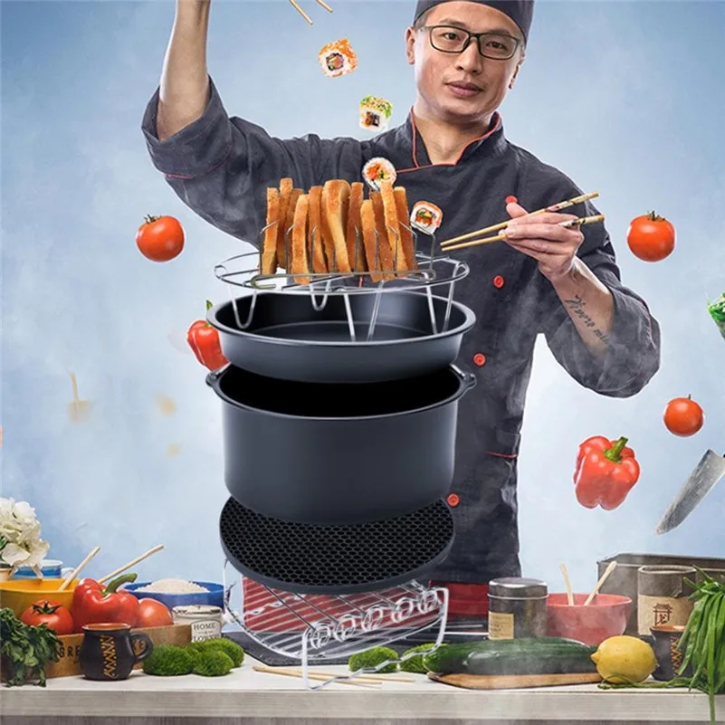 Один набор аксессуаров для приготовления пиццы 6 шт. глубокая фритюрница