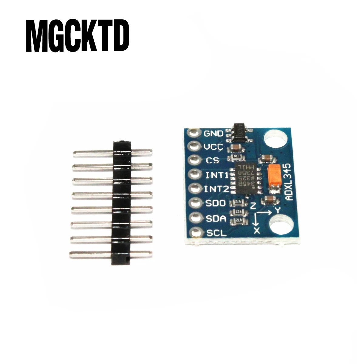 

Цифровое трехосевое ускорение гравитации GY-291 ADXL345, передача IIC / SPI модуль наклона