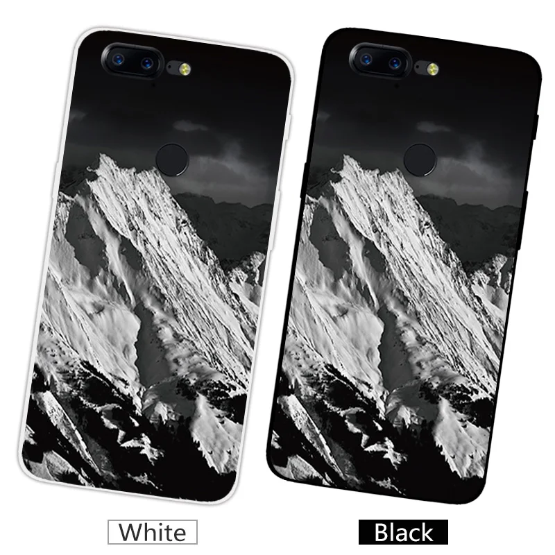 Чехол для телефона OnePlus 5 T ромбовидный черный матовый чехол One Plus Fundas OnePlus5 тонкий