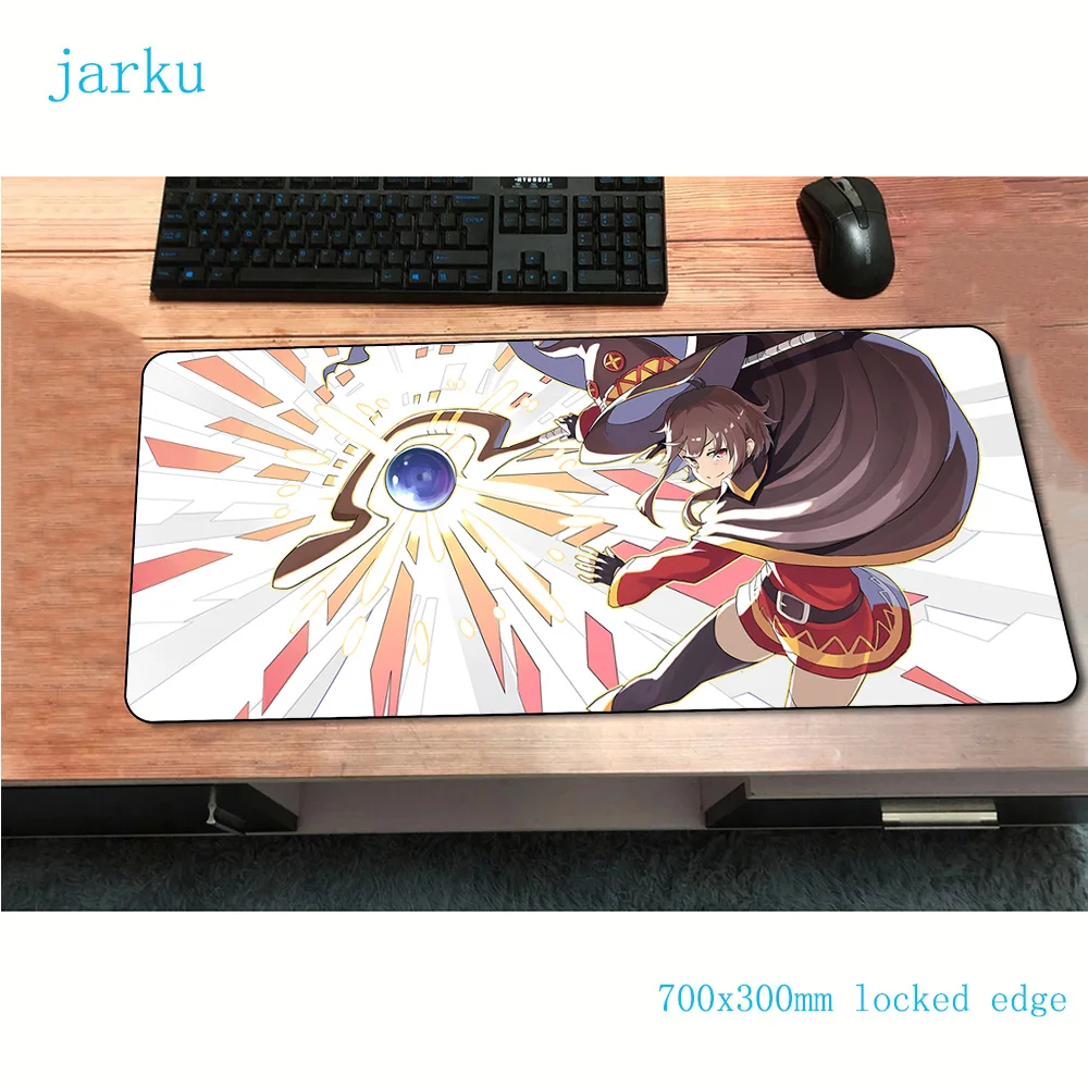 Коврик для мыши megumin 700x300x2 мм игровой коврик аниме властный офисный notbook
