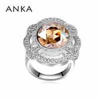 fine jewelry real new arrivals crystal ring for women gilltering main stone crystals from austria 108490