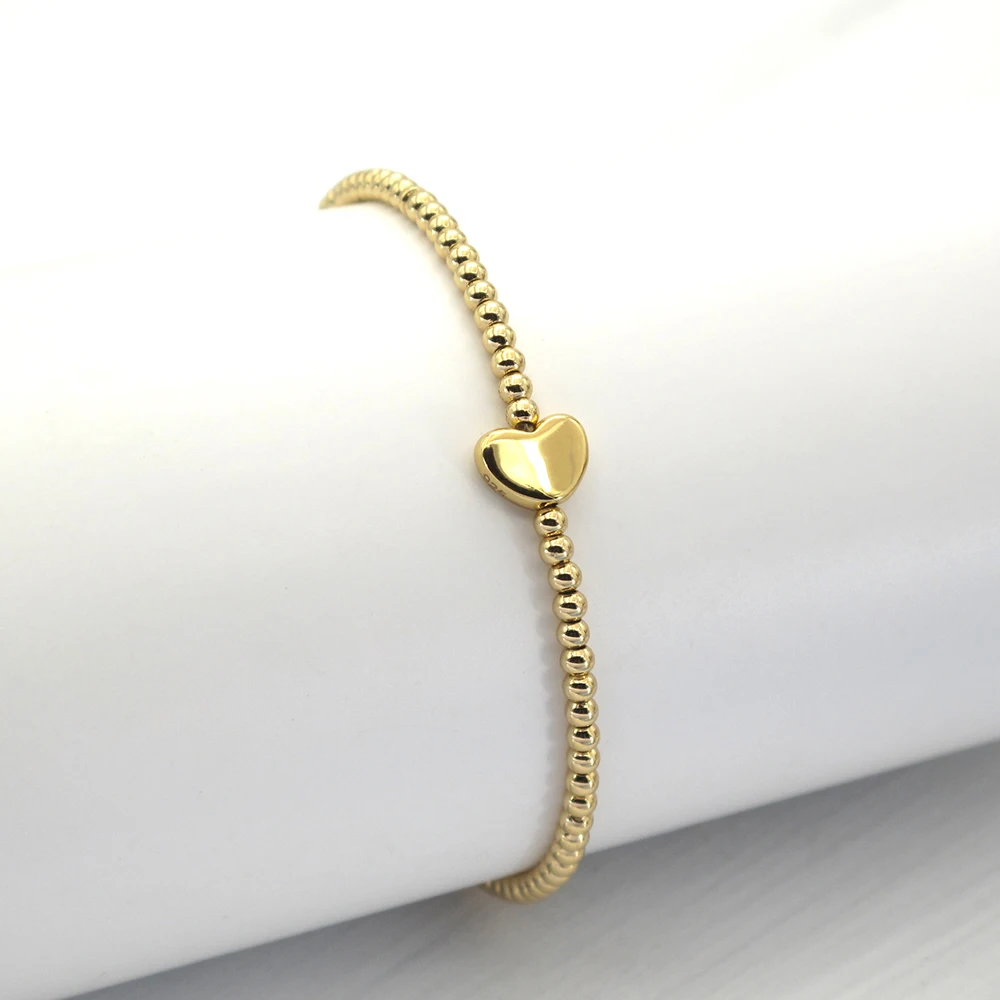 FORIS модные ювелирные изделия 2 5 мм эластичные бусины подходят для милых шармов