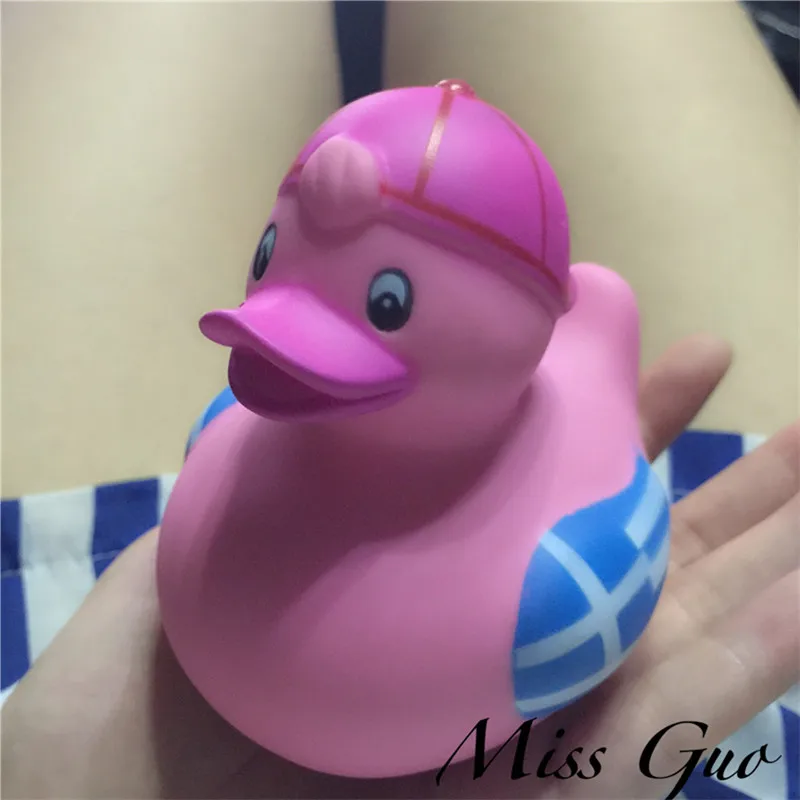 Детские игрушки для ванны Baby Children Bath Toys Cute Rubber Squeaky Duck Ducky Water For Kids Jouet Pour Le Bain