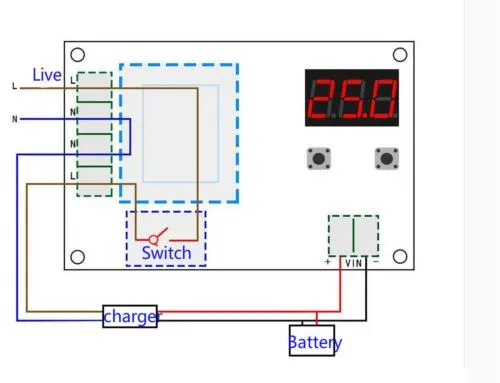 NC 3,7-120 V 12V литиевая батарея зарядное устройство переключатель управления зарядная плата