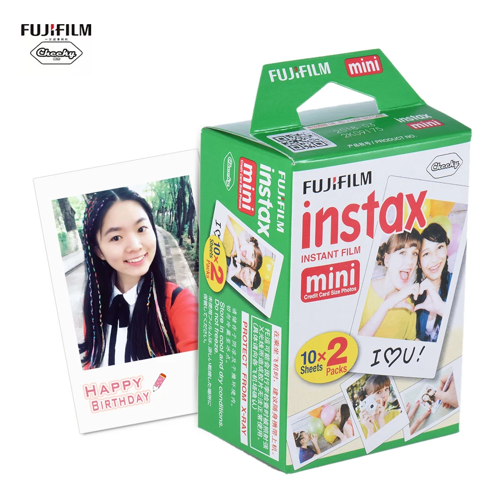 Комплект для камеры Fujifilm Instax Mini 9, набор для фотоаппарата моментальной печати с 20* пленкой+ фоторамкой+ зажимом+ шнуром