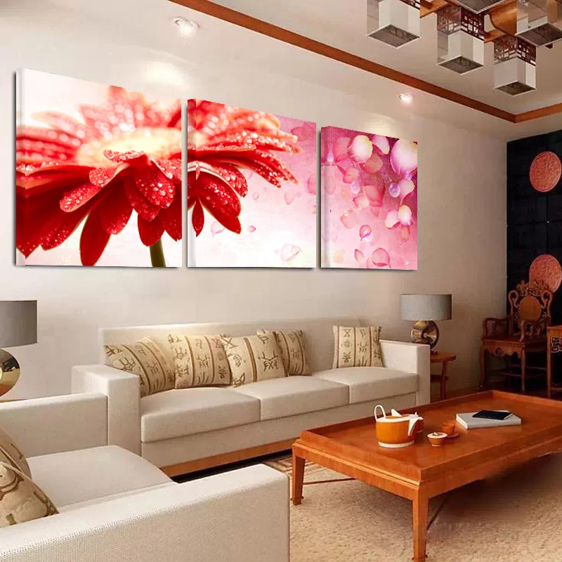 Постер Картина на холсте украшение домашний декор живопись стена гостиная 3 шт.