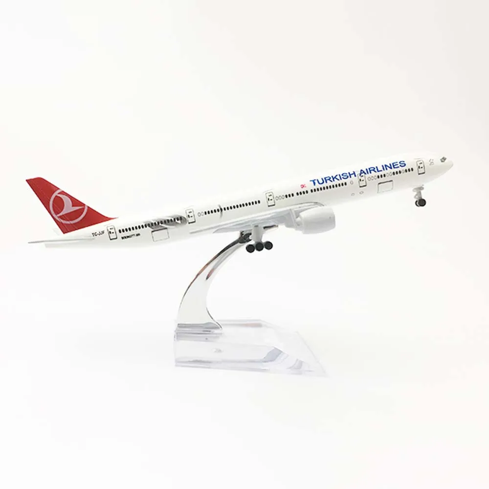 Летательный аппарат Боинг 777 модель самолета из сплава B777 с колесами игрушки для