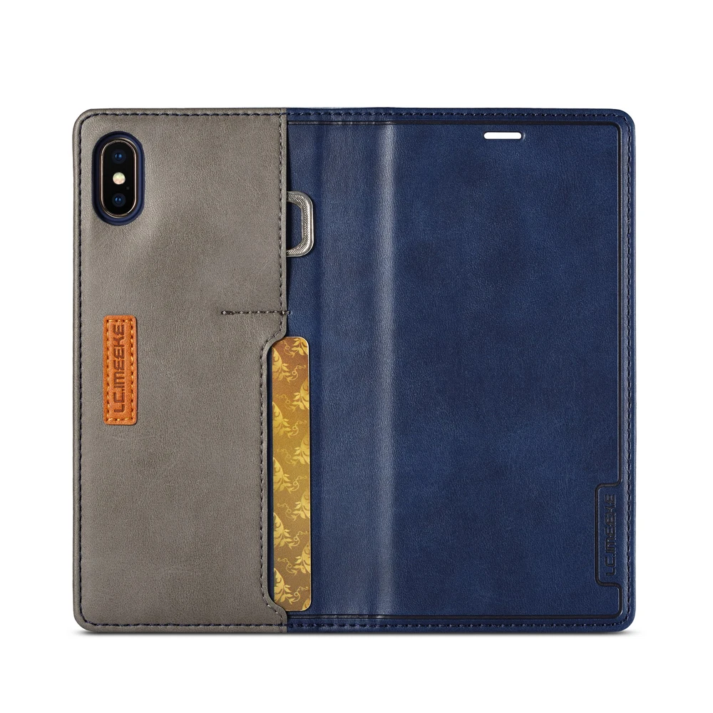 Кожаный чехол s для Apple iPhone 11 Pro X XR XS MAX ProMAX 8 7 6 6S Plus контрастный цвет флип Fundas Магнитный кожаный чехол-Кобура
