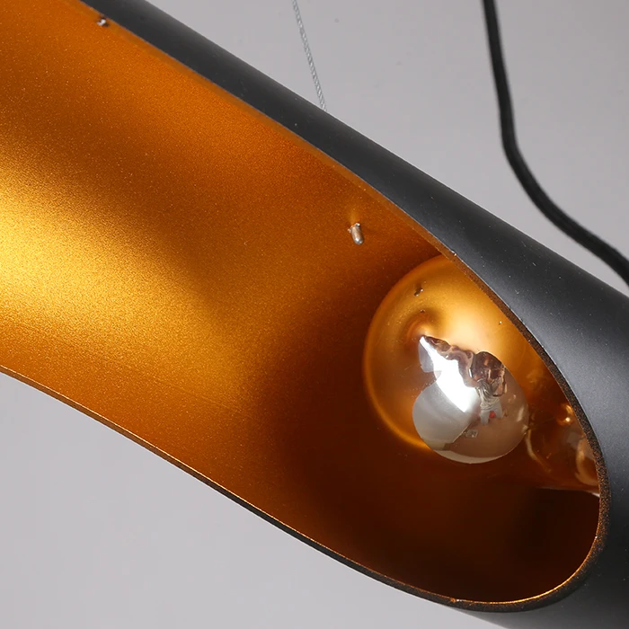 Подвесной светильник в скандинавском стиле алюминиевая трубка форме бамбука