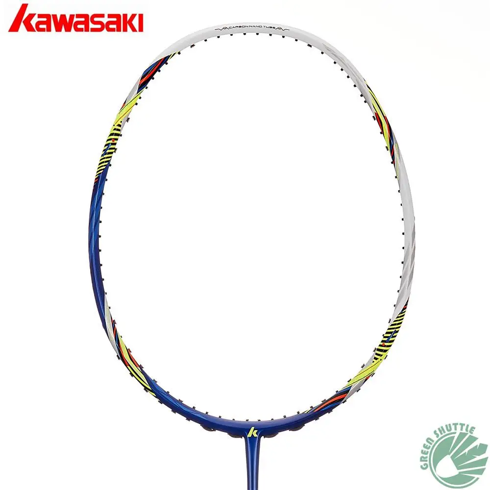 Натуральная Kawasaki специального углеродного волокна страсть P5 Magic 2 в 1 рамка Honor S6 ракетка для игры в бадминтон с подарком - Цвет: Passion-P5-Blue