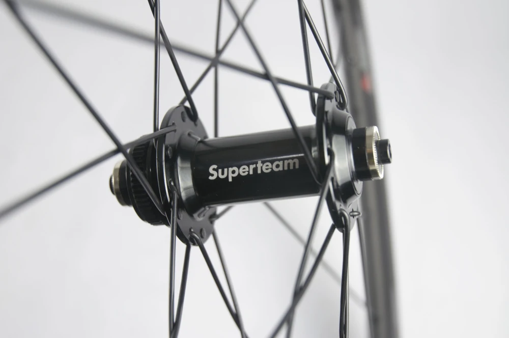 УГЛЕРОДНЫЙ клинчерный дисковый тормоз SuperTeam 700c 38 мм дорожная матовая колесная