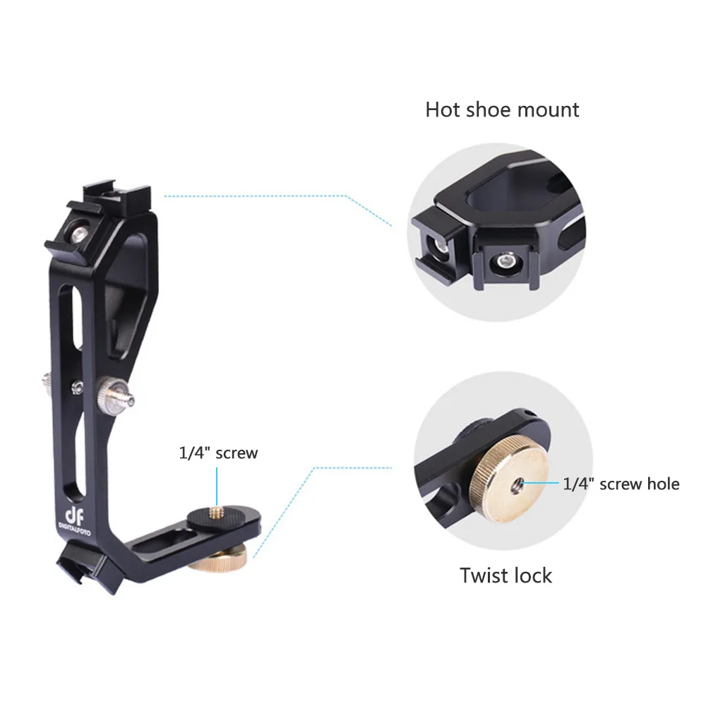 L-образный кронштейн держатель для мониторов микрофон светодиодный светодиодная
