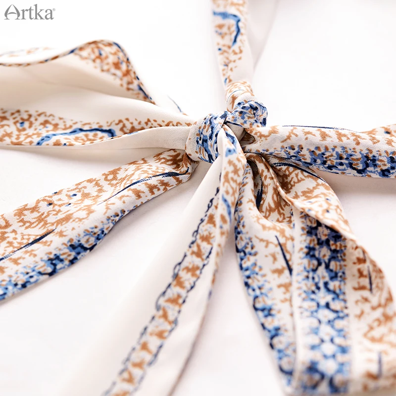 Женские широкие брюки ARTKA шифоновые с высокой талией кружевными вставками и