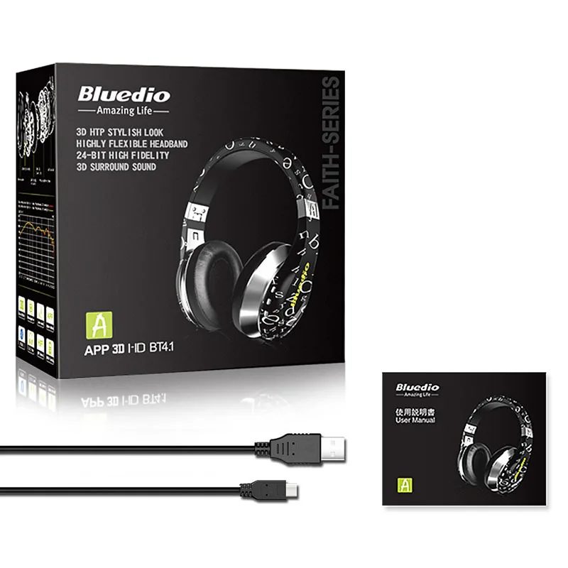Bluedio Air Bluetooth наушники складные BT4.1 Стерео беспроводные для телефонов и