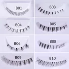 5 пар Нижняя упаковка накладных ресниц 8 различных стилей под ресницами мягкие нижние ресницы 100% ручная работа прозрачная лента нижние ресницы