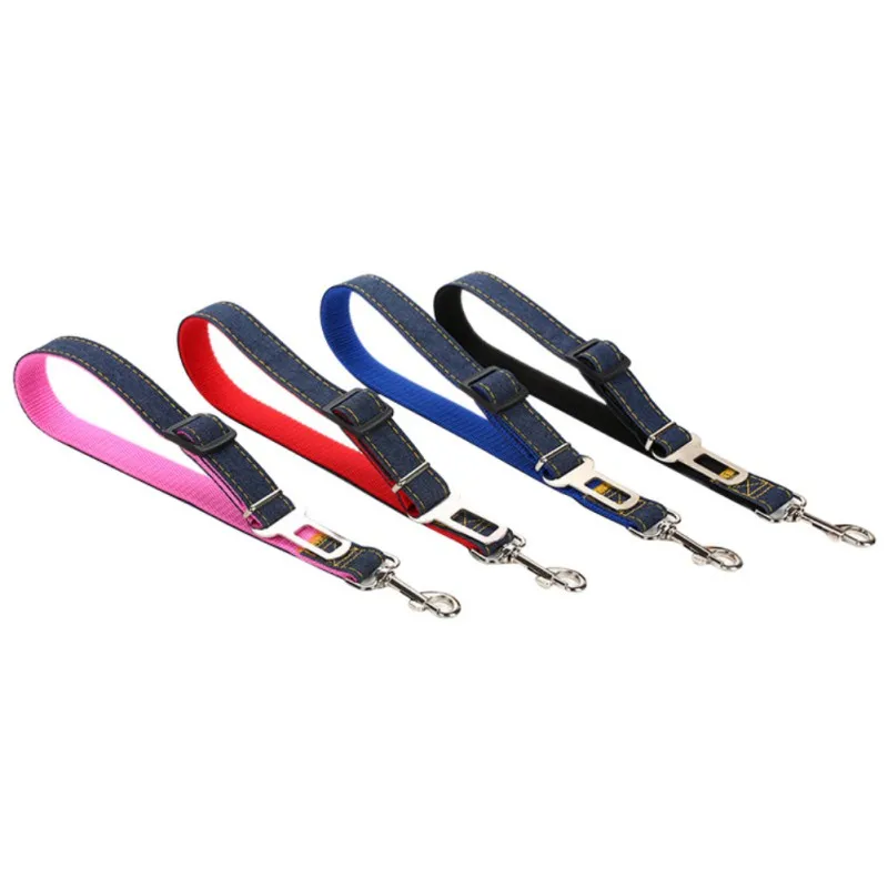 Dog Pets Car Safety Seat Belt Harness Restraint Lead Adjustable Travel Clip | Дом и сад
