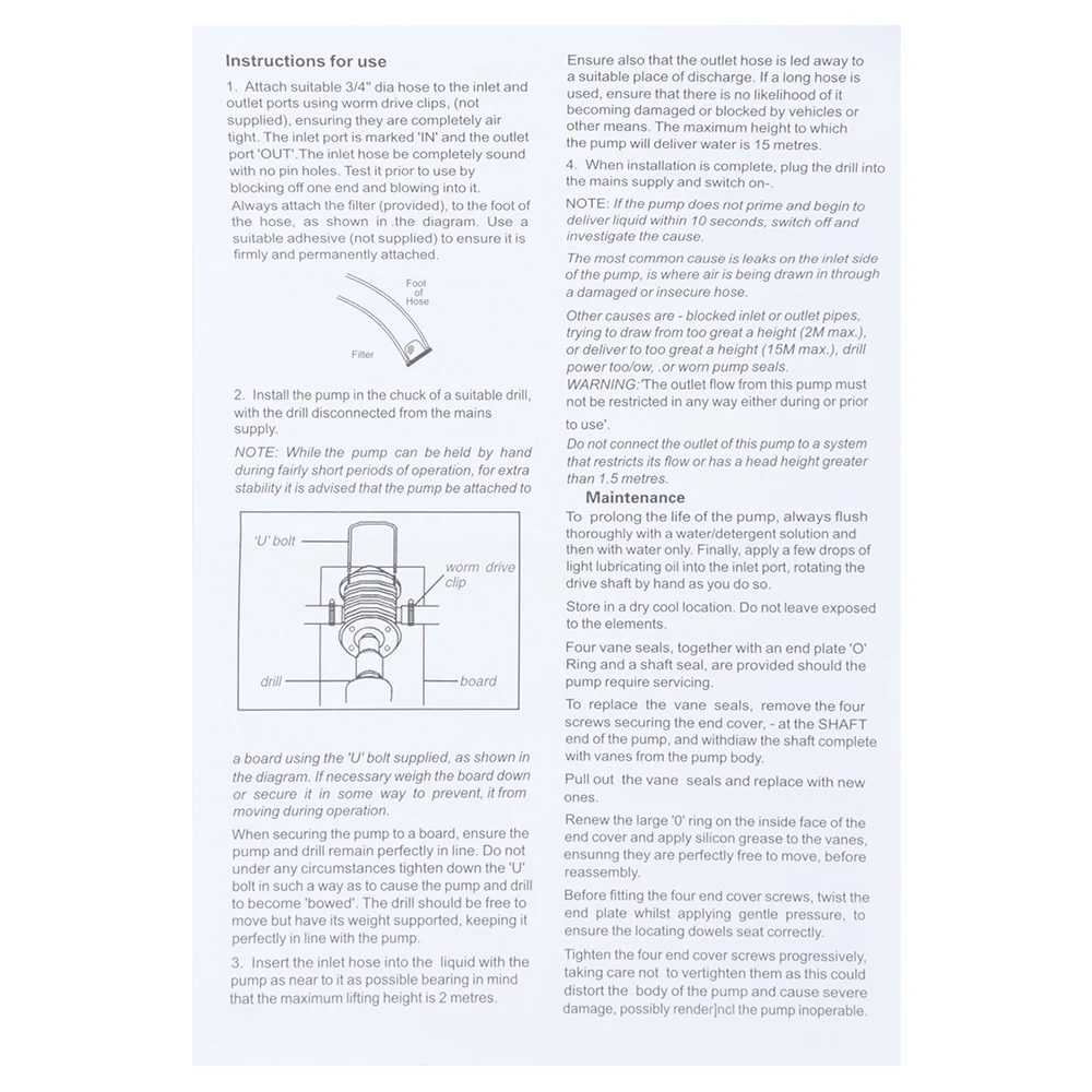 Сверхмощный самовсасывающий ручной электрический бурильный водяной насос