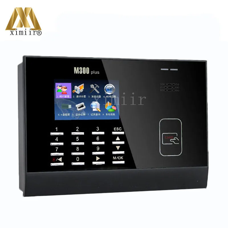 Rfid карта ZK M300Plus с Wi Fi биометрическая запись рабочего времени часы бесплатным
