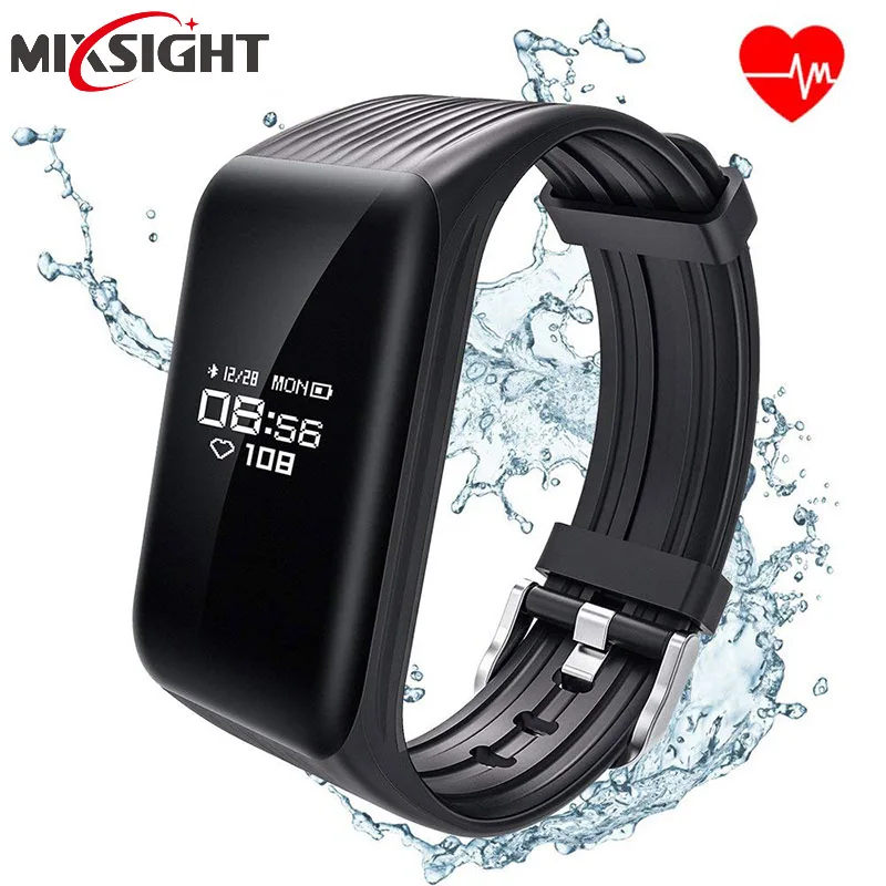 Умный Браслет K1 с пульсометром спортивный трекер для iOS и Android дропшиппинг |