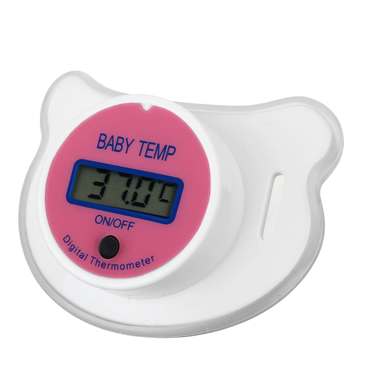 Синий/розовый Детский термометр для сосков медицинский силиконовый оральной