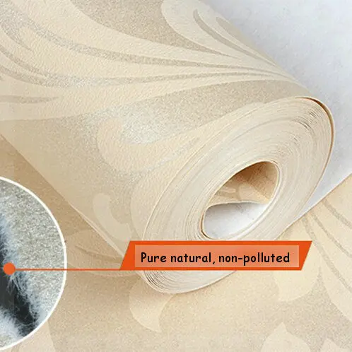 non-woven wallpaper gold background wall damask classic papers home decor bedroom tapete for living room wp123 KI | Обустройство дома
