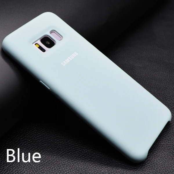 Samsung S8 силиконовый чехол для задней панели galaxy S8 plus note8 жесткий чехол для телефона полный защитный S 8 plus роскошный S8plus - Цвет: Blue
