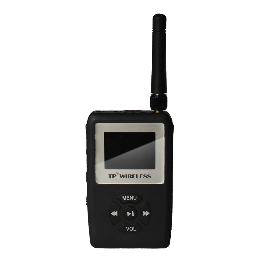 TP Wireless UHF Simultanous Translation System Mini Earhook Reciever Digital Tour Guide 1 передатчик 2 приемника|guide